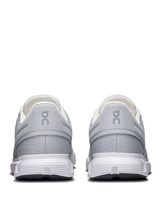 Men's Cloud 6 Lace Up Sneakers in Black/White