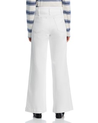 The Seamed High Rise Wide Leg Jeans in Au Natural Clean