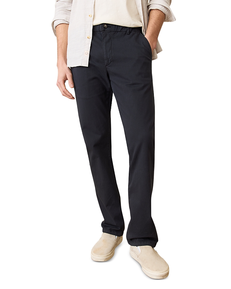 MARINE LAYER SATURDAY SLIM STRAIGHT FIT TWILL CHINO PANTS