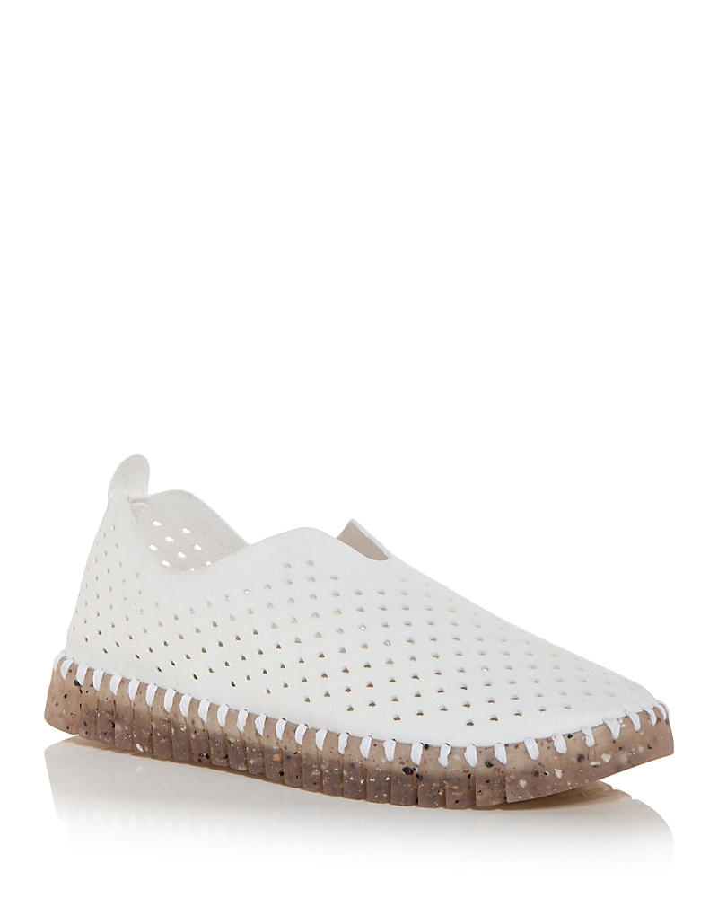 Ilse Jacobsen Women's Tulip Slip On Sneakers In White