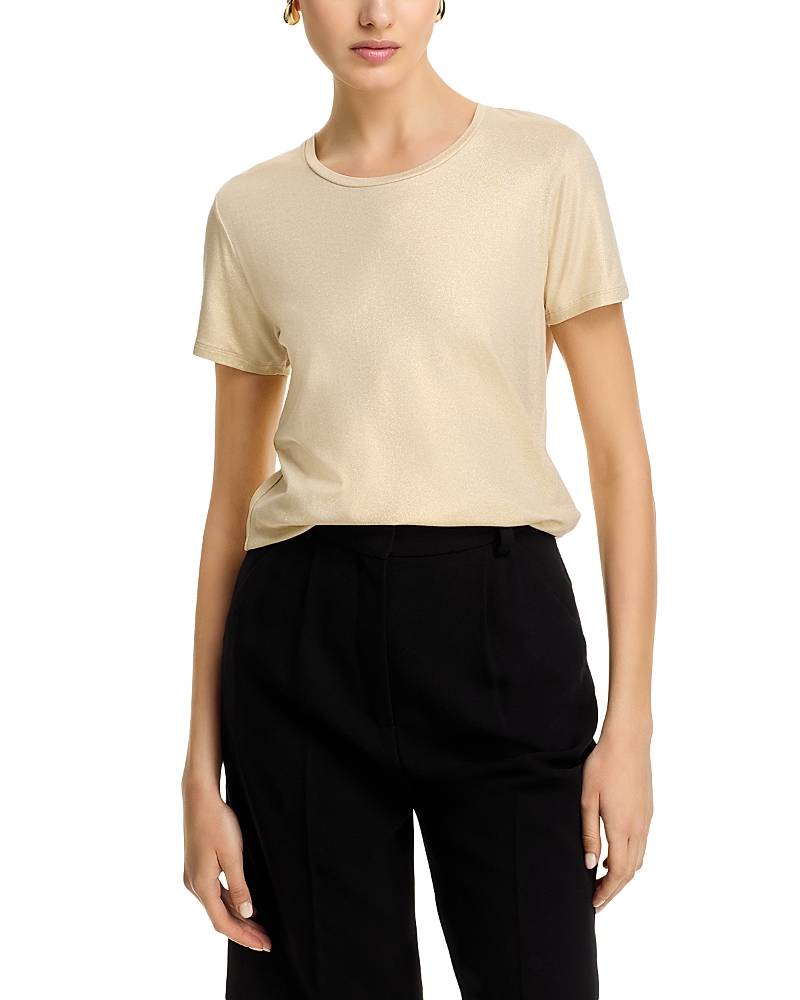 Majestic Fitted Tee In Grege