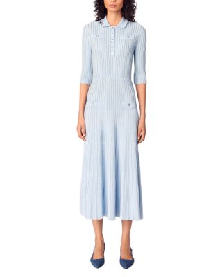 Maje - Rib Knit Midi Dress
