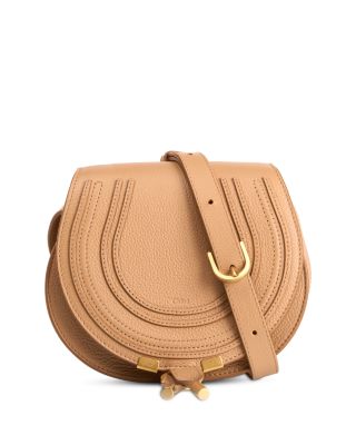 Marcie Small Leather Saddle Bag