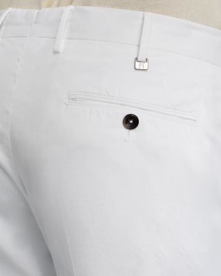 Garment-Dyed Silkochino Slim Fit Pants