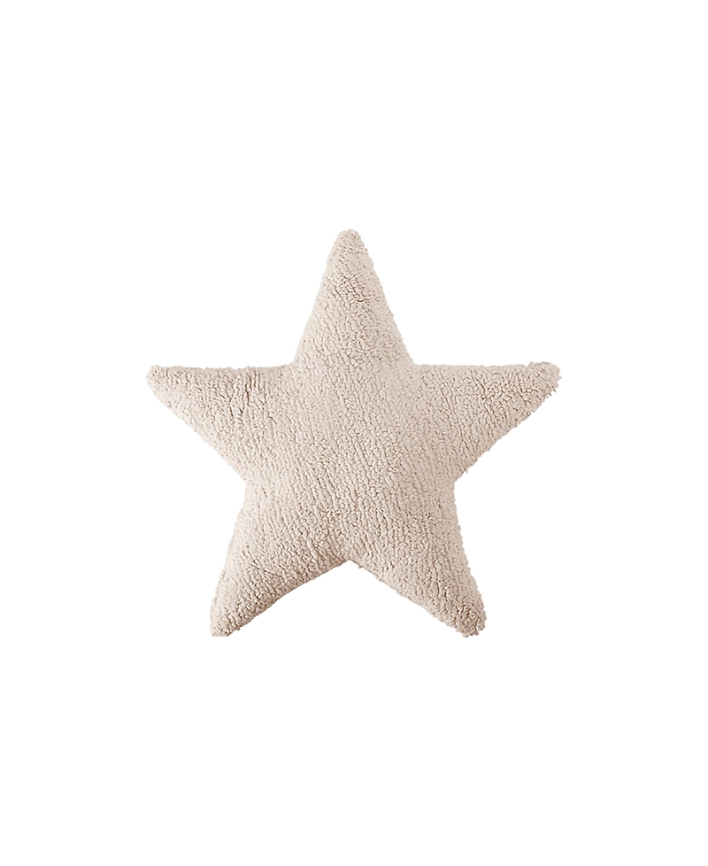 Lorena Canals Star Cushion In Beige