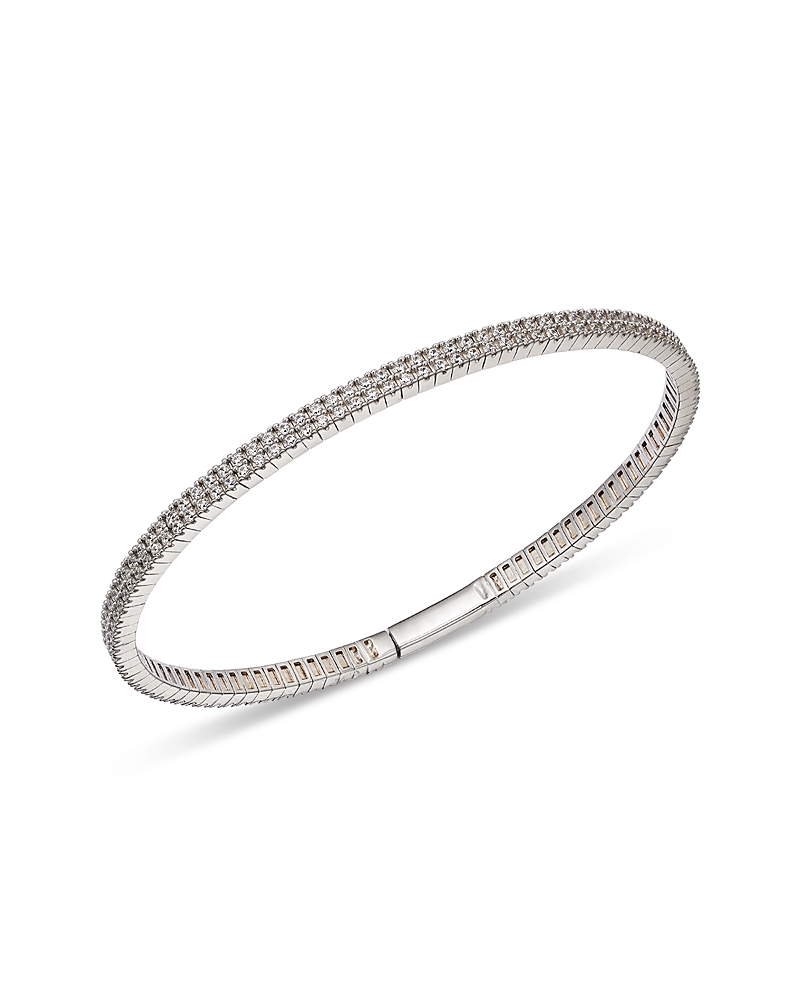 Bloomingdale's Fine Collection Diamond Bangle Bracelet In 14k White Gold, 2.0 Ct. T. W.