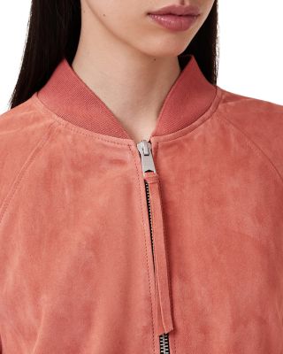 Dana Suede Bomber Jacket