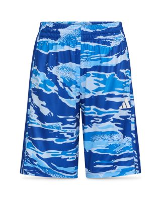 Adidas - Boys' Elastic Waistband Tiger Camo Printed Shorts - Toddler, Little Kid