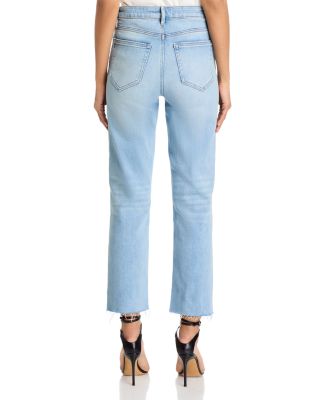 High Rise Straight Jeans - Exclusive