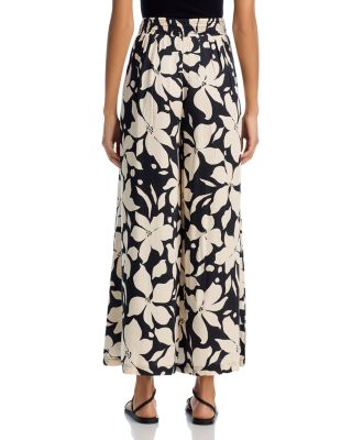 Ayala Floral Wide Leg Pants - Exclusive