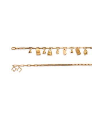 Women's Bijou Charm Brass Belt