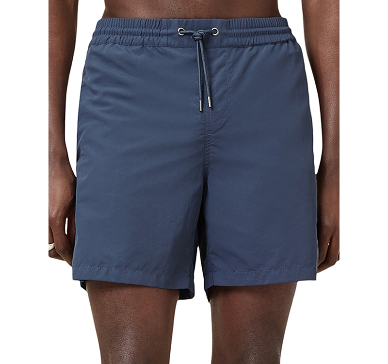 Allsaints Warden Nylon Regular Fit Swim Trunks In Celeste Blue
