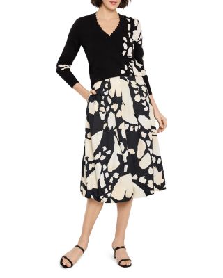 Evening Petal Bubble Skirt