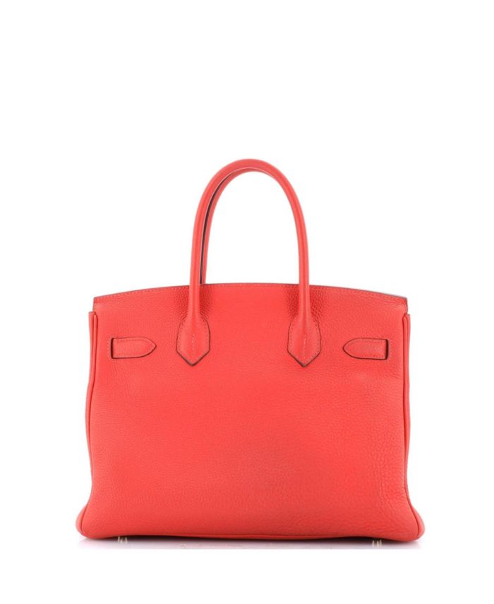Birkin 30 Handbag Red Togo with Gold Hardware