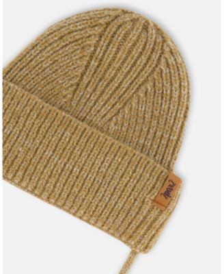 Unisex Mid-Season Knit Hat with Strings - Baby