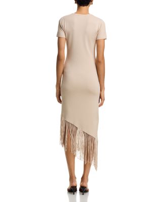 Chrysta Fringe Hem Dress