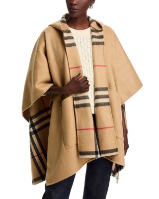 Burberry Cashmere Hooded Cape | Bloomingdale's Jewelry