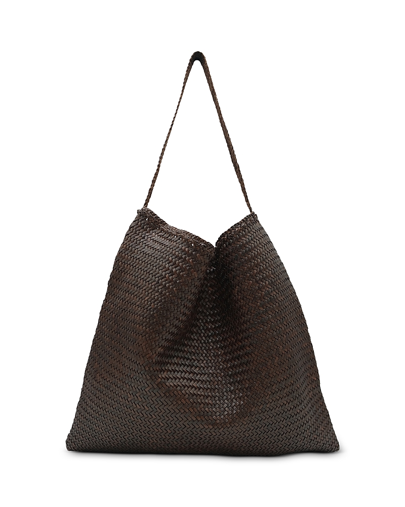 Dragon Diffusion Ars Tote Diagonal Square Bag In Dark Brown