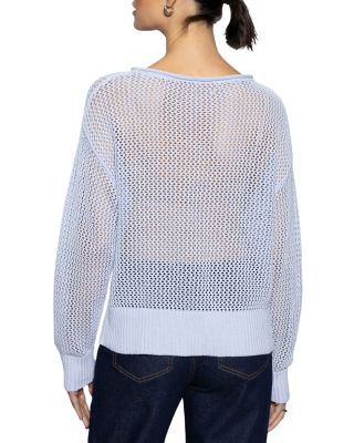 Cotton Open Knit Sweater