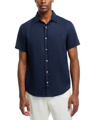 The Men's Store at Bloomingdale's - Short Sleeve Linen Shirt - Exclusive