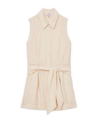Belted Sleeveless Playsuit