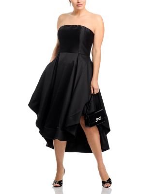 Mikado Strapless Midi Gown - Exclusive