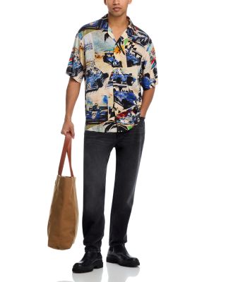 Relaxed Tapered Jeans in Charcoal Gray