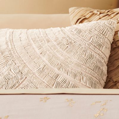 Foil Printed & Textured Decorative Pillow, 16" x 20"