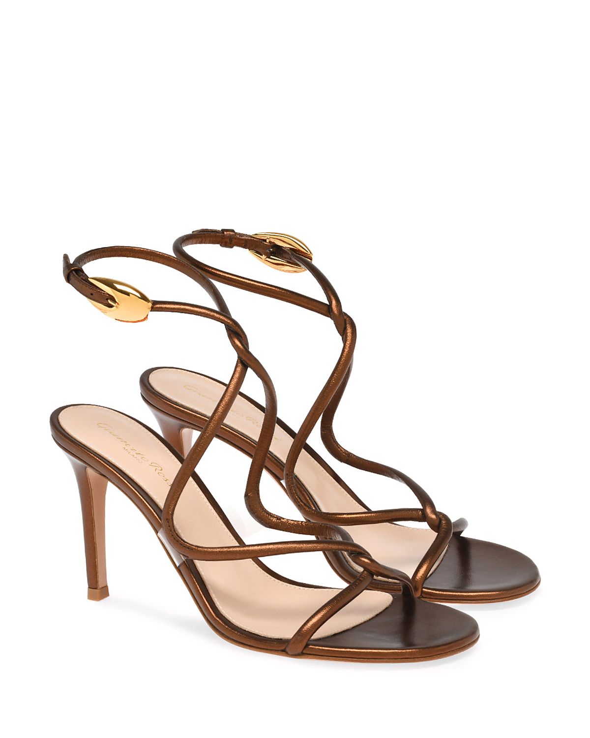 Gianvito Rossi Women's Black Mamba 85 Sandals