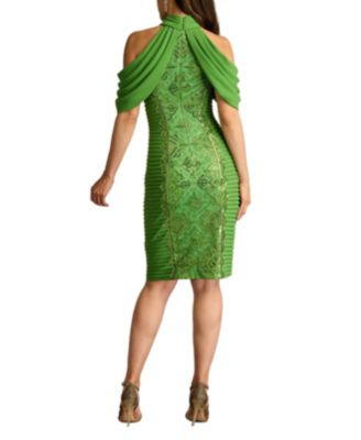 Chenoa Embellished Halter Dress