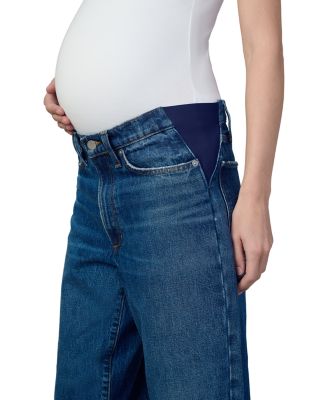 The Ryan Maternity Wide Leg Jeans in Pinnacle