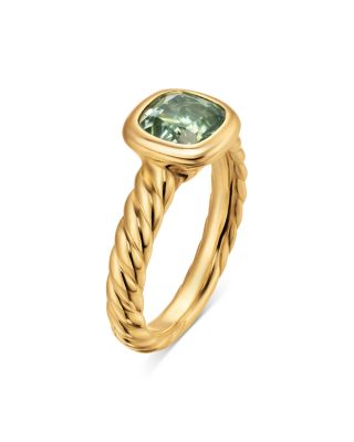 DY Mercer Stone Ring in 18K Yellow Gold with, 7mm