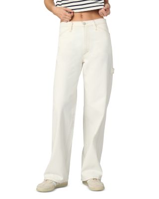 Joe's Jeans - The Baggy Carpenter High Rise Jeans in Milk