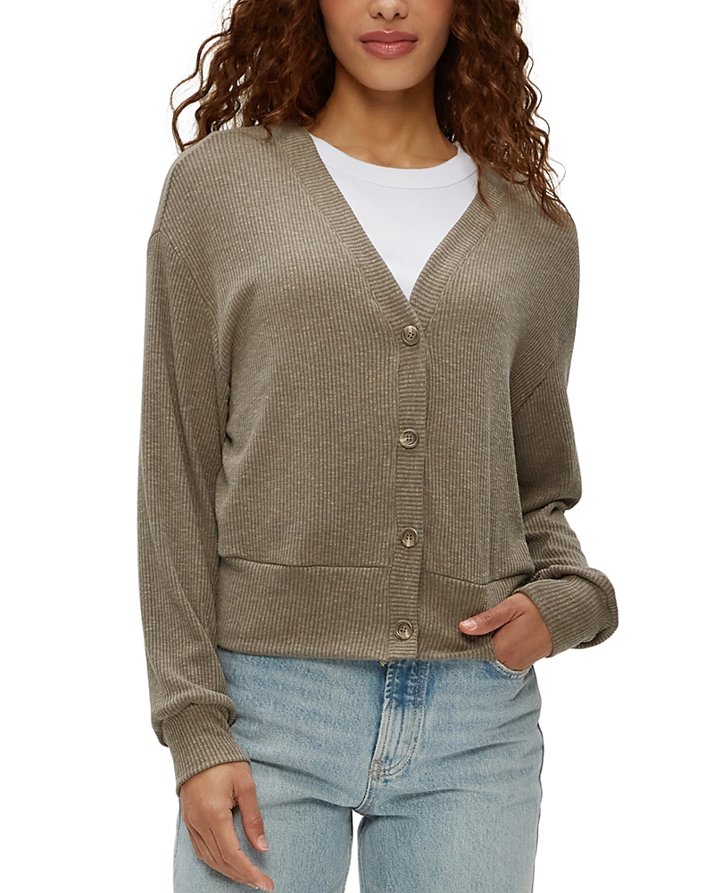 MICHAEL STARS ILSA V NECK CARDIGAN