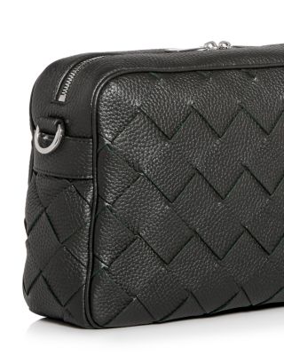 Medium Intrecciato Leather Crossbody Bag