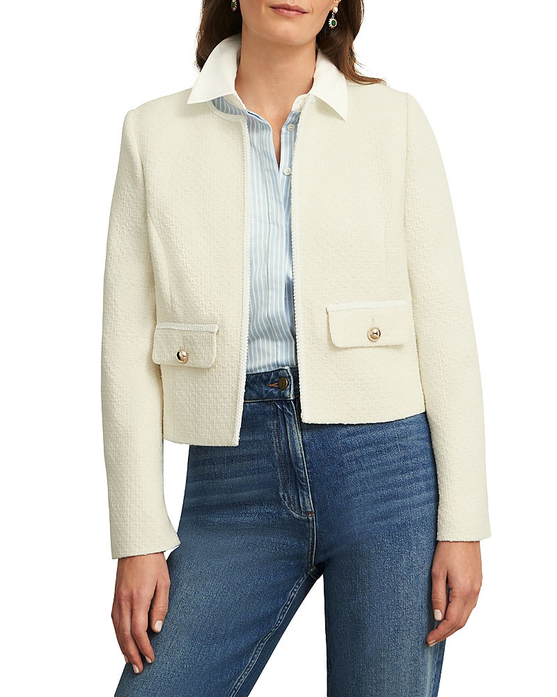 Hobbs London Hattie Jacket In Ivory