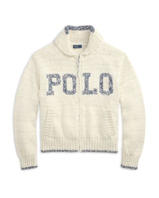 Ralph Lauren Lauren Ralph Lauren Logo Shawl Collar Full Zip