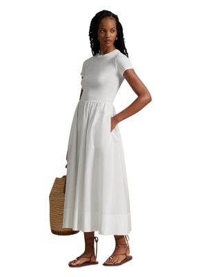 Cotton Short Sleeve Dress