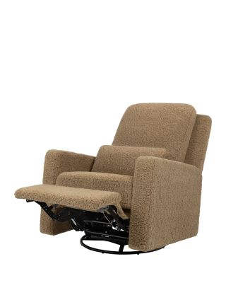 Sigi Recliner and Swivel Glider in Faux Shearling