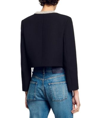 Beaded Collar Jacket 