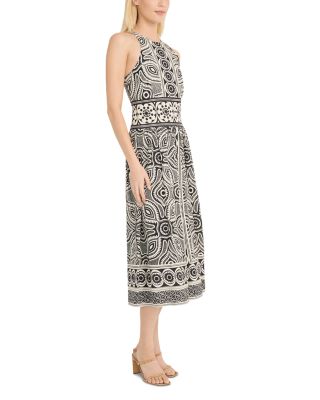 Border Print Dress