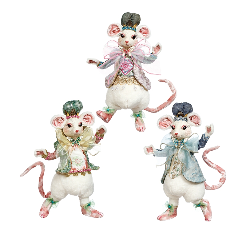 Mark Roberts Royal Palace Mice 12, Set Of 3