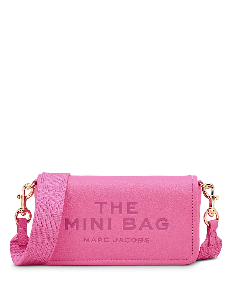 Marc Jacobs The Mini Bag Leather Crossbody Bag In Pink
