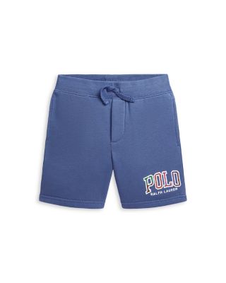Ralph Lauren - Boys' Madras Logo Fleece Short - Little Kid, Big Kid