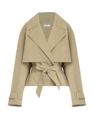 The Liz Cropped Trench Coat
