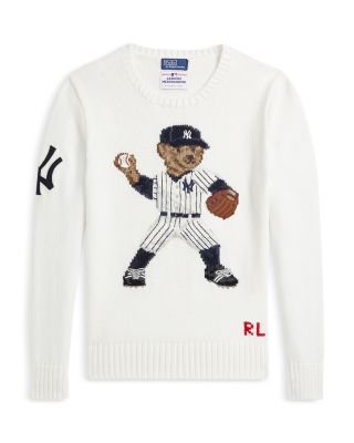 Ralph Lauren - Unisex Yankees Bear Sweater - Little Kid, Big Kid