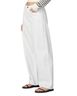 The Ryan Low Slung Baggy Jeans in White