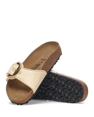 Women's Madrid Big Buckle Raffia Sandals
