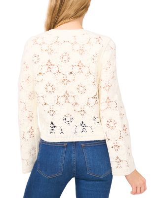 Long Sleeve Embroidered Cardigan