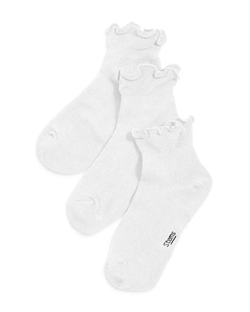 Stems Everyday Classic Ruffled Socks, Pack of 3